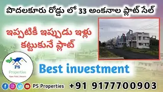 పొదలకూరు రోడ్డు లో 33 అంకనాల ప్లాట్ Sale// Nellore Real estate//Plot sale in podalakuru road #shorts