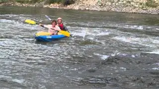 Poprad river rapids rafting