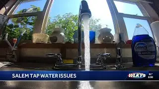 Salem, Indiana residents dealing with discolored, smelly water