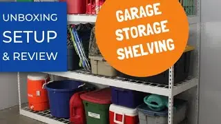 Costco SafeRacks Garage Shelving UNBOXING SETUP & Review | Best Garage shelving  | Garage storage