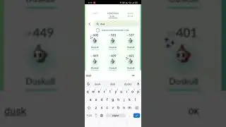 Evolving shiny duskull 🤩🤩🤩