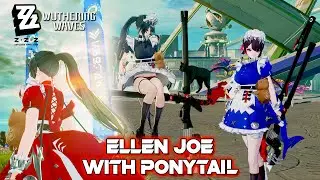 Ellen Joe?! With a Ponytail??😳🔥| ZZZ x WuWa 3.0 | Chisa Ponytail Hair COMMISSION @TheGary38390