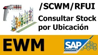 SAP EWM - /SCWM/RFUI Consultar Stock por Ubicaci&oacute;n