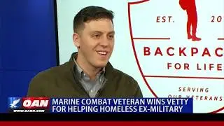 Marine combat veteran wins VETTY for helping homeless ex-military