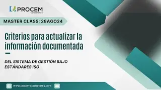 Criterios para actualizar la información documentada #másterclass