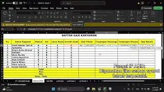 Belajar Rumus Excel IF AND dan IF OR dengan Contoh Soal
