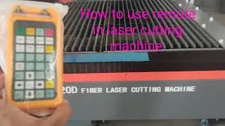How to use remote control in laser cutting machine software Full details #lasercuttingmachine