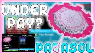 WHAT PEOPLE TRADE FOR ELEGANT PARASOL 🌂 | ROYALE HIGH | DALE CYRILLE🍩