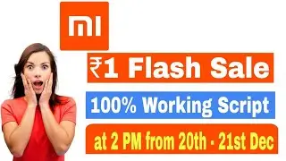 ₹1 Flash Sale&nbsp;at 2 PM from 20th - 21st Dec 2017-18