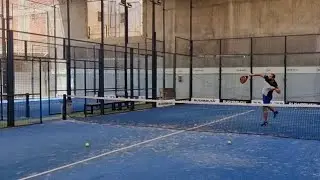 Overheads and defending drill with first time training with Rulo
