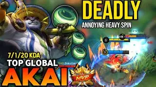 AKAI BEST BUILD 2022 | TOP GLOBAL AKAI GAMEPLAY | MOBILE LEGENDS✓