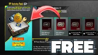 How To Get RP Activity Pack in Pubg Mobile For Free | How to Get 1000UC For Free in Pubg