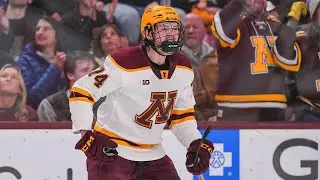 Highlights: Minnesota Men's Hockey Upsets #8 Wisconsin