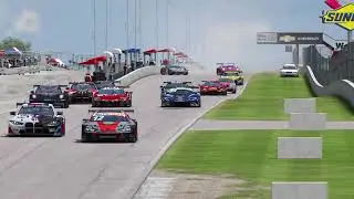 A wonderful duel that I ruined =\ RaceRoom Racing (Road America) dayli race Ferrari 488 GT3 EVO 2020
