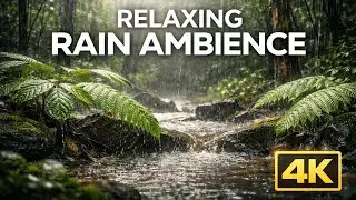 Ultra-Realistic Rain Ambience 🌧️ | Cinematic 4K Rainfall for Sleep, Relaxation & Focus