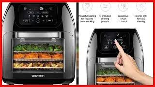 Chefman Multifunctional Digital Air Fryer+ Rotisserie, Dehydrator, Convection Oven, 17 Touch Screen