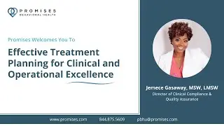 Effective Treatment Planning For Clinical and Operational Excellence | PBHU | July 2024
