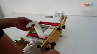 Manual round bottle  labeling machine