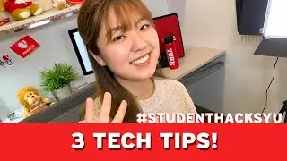 Top 3 Technology Tips for Studying 👩🏻‍💻 | Elise's Tech Tips | #StudentHacksYU