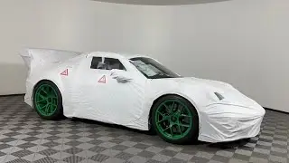 Unwrapping the Porsche 992 series GT3 RS Tribute car!
