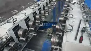 Putai High Quality Cable Tray Roll Forming Machine With Automatic Packing System