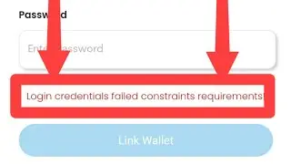 Smart Fix Login credentials failed constraints requirements! Error Problem Solve