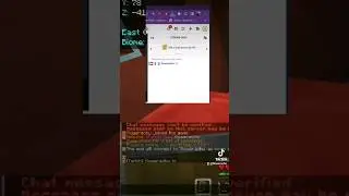 Twitch chat in the minecraft chat. #minecrafttwitch #minecraft #twitchstream