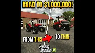 From 0$ to 1,000,000$: Hard challenge on  Klattenhof | FS25