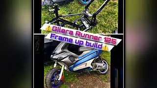 Piaggio Gilera Runner 125cc 2 stroke build frame up tutorial how to.  Sp Fx 172