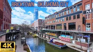 Walking Tour of Bricktown OKC in 2025 [4K]