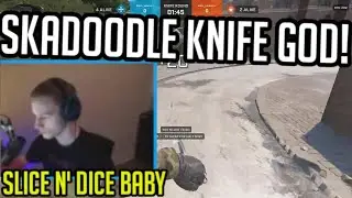 SKADOODLE KNIFE GOD! CRAZIEST FLICKS EVER! - BATTALION1944 TWITCH CLIPS #10