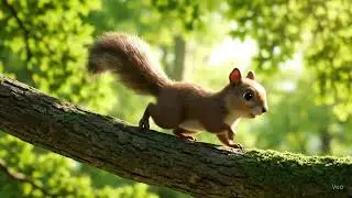 Cozy the squirrel: A walk in the park.