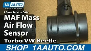 How To Install Replace MAF Mass Air Flow Sensor 2001-05 1.8L Turbo VW Beetle