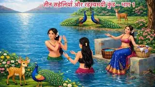 तीन सहेलियाँ और कुंड तालाब का रहस्य – भाग एक | hindi kahani|Moral stories|hindi cartoon 