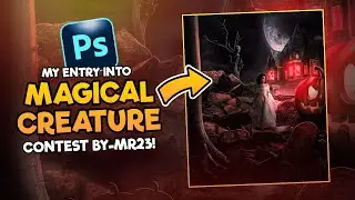 My Entry Into Halloween Magical Creature Contest By Mr23 - photoshop speed art tutorial