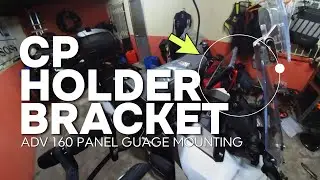 CP HOLDER BRACKET FOR ADV 160 | GPS HOLDER INSTALLATION | SABLAY ANG PAGKAKAGAWA | KALIKOTENIKS