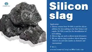 silicon slag as high quality deoxidizer used in steel mill