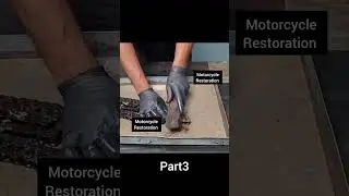 Old bike restoration part3 The next part is on the Hess Channel Subscribe, don't forget. #reels