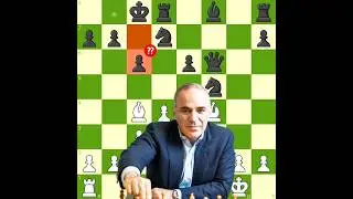 Garry Kasparov Brilliancy! 💎 #chess #brilliantmove #edit