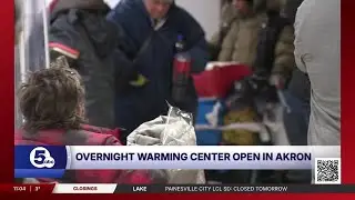 How Akron volunteers came together to give dozens a place to sleep during frigid weather