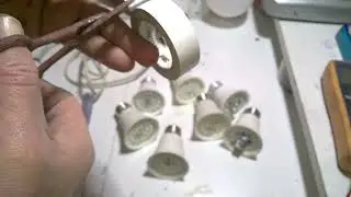 Reparar foco led SIN SOLDADOR, solo se requiere cinta aisladora 3M, tijera, papel aluminio de cocina