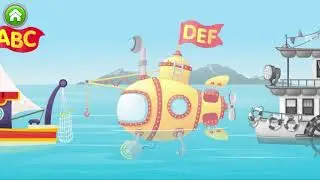 Kids ABC Letters Submarine in the Ocean Building a Submarine boat #2