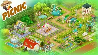 Picnic design ideas in Hay Day #hayday 
