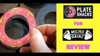 Plate Snacks for Micro Gainz Review - Fractional Weight Plates Decals Stickers