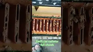 Swift car radiator  cleaning  part 1