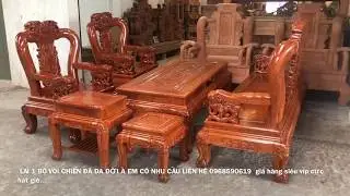 BỘ VOI CHIẾN GỖ HƯƠNG Đ&Aacute; ĐỎ H&Agrave;NG SI&Ecirc;U V&Iacute;P GI&Aacute; 62tr - đồ gỗ h&ugrave;ng hoa - 0968590619