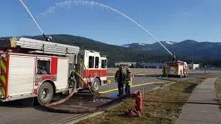 Spokane Valley Fire and Kootenai County Fire and Rescue Share Some Training Time Together