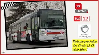 [BUS] Réforme prochaine pour les Irisbus Citelis 12 €3 TCL de Lyon.