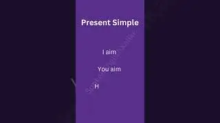 Spoken English Verb: Aim - Simple Present Form