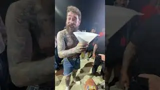 POST MALONE DOES A BEER BONG AT LOVIN LIFE MUSIC FEST (5/3/24) #postmalone #posty #llmf #beerbongs